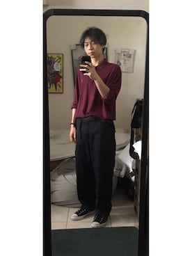 「CONS SBのアイテム」を使った、Canさん（メンズ・177cm）の秋コーディネート