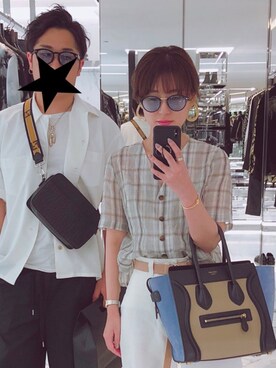 Ungrid アングリッド の メタルブリッジカラーサングラス サングラス Wear
