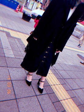 「CECIL McBEE（セシルマクビー）のアイテム（ダウンジャケット/コート）」を使った、Jueru15さん（レディース・155cm）の春コーディネート