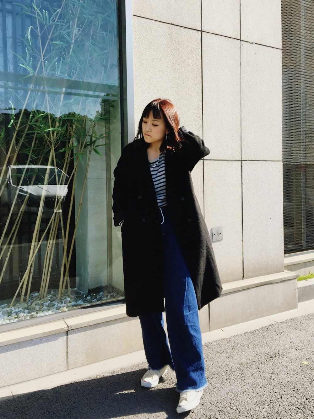 MOUSSY（マウジー）の「Lee×MOUSSY TUCK WIDE PT（デニムパンツ）」 - WEAR