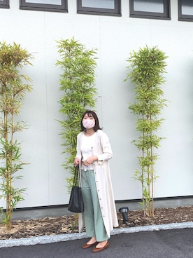 「AVAN LILY（アヴァンリリィ）のアイテム（ワンピース/ドレス）」を使った、ルさん（レディース・163cm）の秋コーディネート