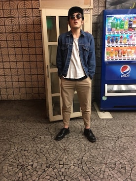 「COMESANDGOES」｜「アイテム（ジャケット/アウター）」を使った、KAZUさん（メンズ・172cm）の秋コーディネート