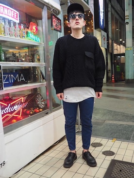 「banalchicbizarre」｜KAZUさん（メンズ・172cm）の冬コーディネート