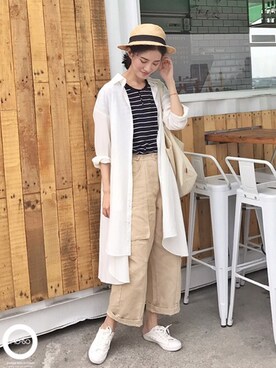 「Good」｜MO-BO穿搭小教室さん（レディース・167cm）の夏コーディネート