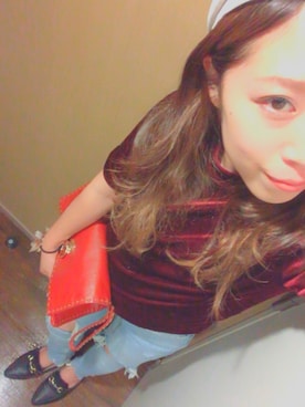 「KBF+（ケービーエフプラス）のアイテム（帽子）」を使った、ささん（レディース・150cm）の秋コーディネート