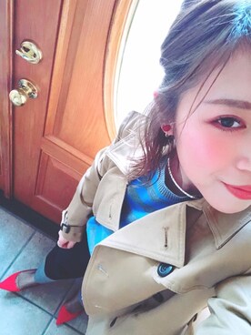 「アイテム（トレンチコート）」を使った、ささん（レディース・150cm・20代）の春コーディネート