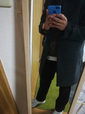 「Right-on（ライトオン）のアイテム（チノパンツ）」を使った、Youさん（メンズ・164cm）の冬コーディネート