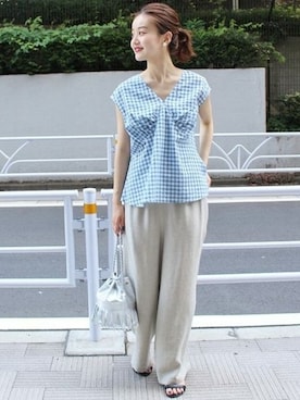 endoさん（レディース・162cm）の夏コーディネート