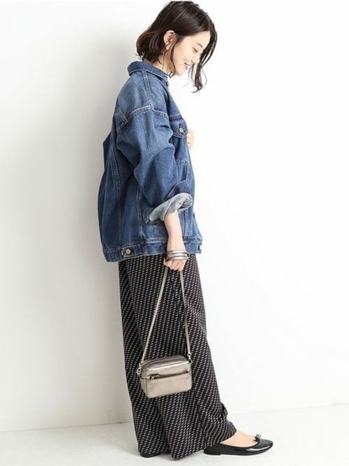 IENA（イエナ）の「ルーズデニムブルゾン◇（デニムジャケット