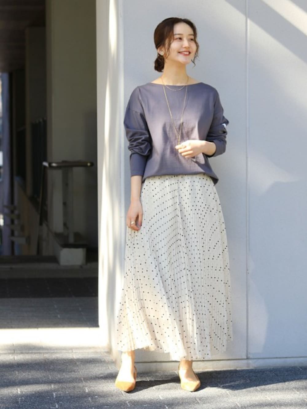 イエナ フロッキーDOTプリーツスカート 38 新品 IENA フロッキーDOT