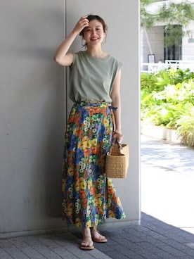 endoさん（レディース・162cm）の春コーディネート