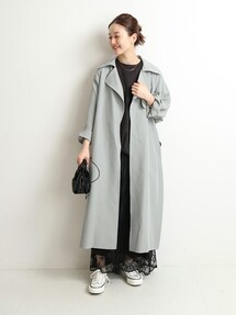 IENA（イエナ）の「アセテートコットンオーバーチェスターコート