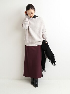 endoさん（レディース・162cm）の秋コーディネート