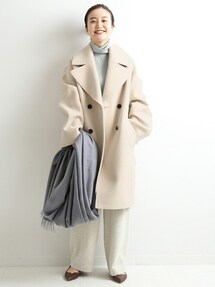 IENA（イエナ）の「ダブルモッサコート◇（その他アウター）」 - WEAR