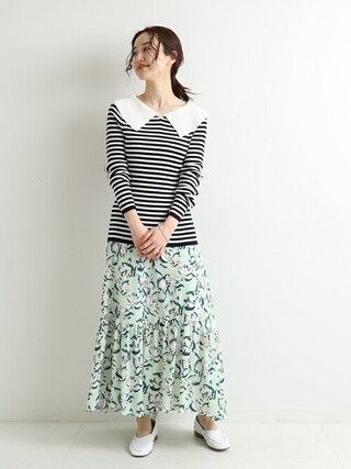 新品 IENA  SESIA 3*3リブ エリツキプルオーバー　ホワイト IENA（イエナ）の「SESIA 3*3リブ エリツキプルオーバー◇（Tシャツ