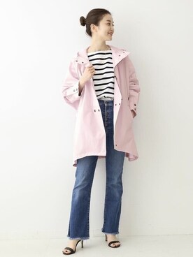 「IENA」｜「アイテム（その他アウター）」を使った、endoさん（レディース・162cm）の冬コーディネート