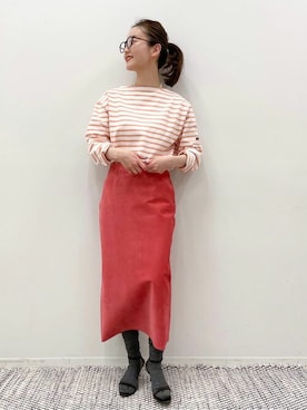 「IENA」｜「アイテム（その他）」を使った、endoさん（レディース・162cm）の冬コーディネート