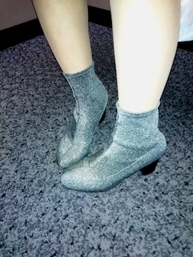 「アイテム（ブーツ、シルバー系）」を使った、まいさん（レディース・151cm）の冬コーディネート