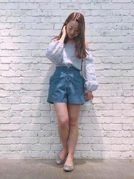 Kana Yoshidaさん（レディース・158cm）の春コーディネート