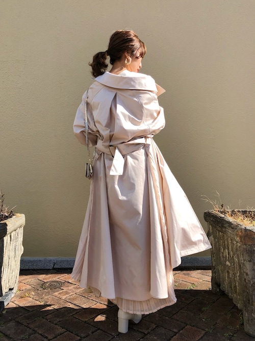 大人気商品 Who S Who バックプリーツ トレンチコート フーズフーチコ Chico ロングワンピース Alrc Asia 大人気商品 Who S Who バックプリーツ トレンチコート フーズフーチコ Chico ロングワンピース Alrc Asia