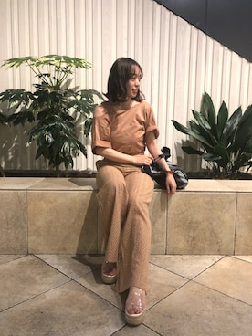 Kana Yoshidaさん（レディース・158cm）の春コーディネート