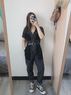 「ISABEL MARANT（イザベルマラン）のアイテム（オールインワン・サロペット）」を使った、marinazzmyさん（レディース・165cm）の夏コーディネート