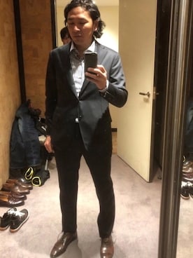 「平成最後のWEARISTAセンバツ」｜「アイテム（フォーマルスーツ/小物）」を使った、じょうsanさん（メンズ・175cm）の春コーディネート