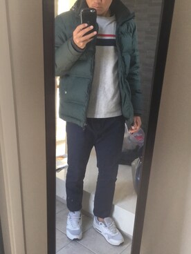 「Blue Standard （ブルースタンダード）のアイテム（ジャケット/アウター）」を使った、しんさん（メンズ・171cm）の冬コーディネート