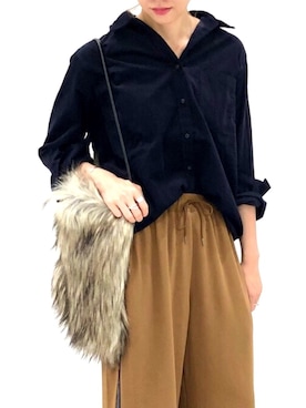 「YECCA VECCA（イェッカヴェッカ）のアイテム」を使った、YECCAVECCAさん（レディース・161cm）の秋コーディネート