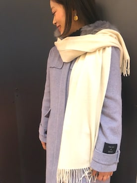 「YECCA VECCA（イェッカヴェッカ）のアイテム（ダウンジャケット/コート）」を使った、YECCAVECCAさん（レディース・157cm）の秋コーディネート