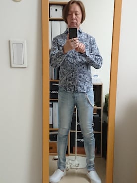 「Buffalo Bobs（バッファローボブズ）のアイテム（シャツ/ブラウス）」を使った、TAOsanさん（メンズ・172cm）の春コーディネート