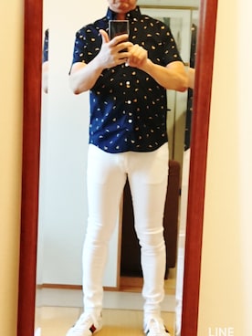 「アイテム（トップス）」を使った、TAOsanさん（メンズ・172cm・50代）の夏コーディネート