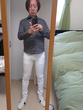 「Buffalo Bobs（バッファローボブズ）のアイテム（パンツ）」を使った、TAOsanさん（メンズ・172cm）の秋コーディネート