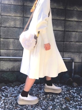 紗な さん（レディース・148cm）の冬コーディネート