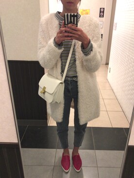 「マリン」｜「アイテム（スウェット）」を使った、tomomi_214さん（レディース・167cm）の冬コーディネート