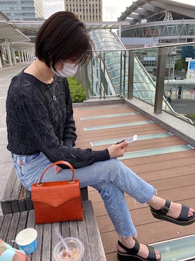 「Ungaro（ウンガロ）のアイテム」を使った、erina1992xxさん（レディース・166cm）の夏コーディネート