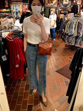 「Ungaro（ウンガロ）のアイテム」を使った、erina1992xxさん（レディース・166cm）の夏コーディネート