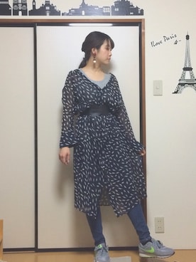 「仙台」｜「アイテム（アクセサリー）」を使った、Aya Imaiさん（レディース・159cm）の春コーディネート