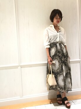 ROSSOルミネ有楽町店さん（レディース・157cm）の夏コーディネート