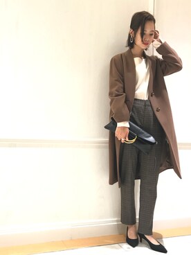 「URBAN RESEARCH ROSSO WOMEN（アーバンリサーチ　ロッソ）のアイテム（ジャケット/アウター）」を使った、ROSSOルミネ有楽町店さん（レディース・157cm）の秋コーディネート