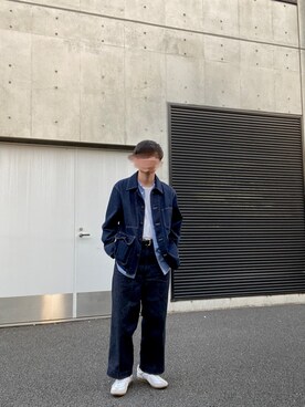 「Scye（サイ）のアイテム（シャツ/ブラウス）」を使った、くろさん（メンズ・172cm）の冬コーディネート