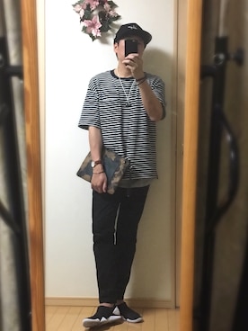 「アクアソック」｜Masato Kurosakiさん（メンズ・174cm）の春コーディネート