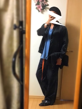 「BEAMS（ビームス）のアイテム（ハンチング/ベレー帽）」を使った、Masato Kurosakiさん（メンズ・174cm）の秋コーディネート