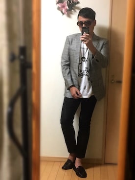 「タータンチェック」｜Masato Kurosakiさん（メンズ・174cm）の秋コーディネート