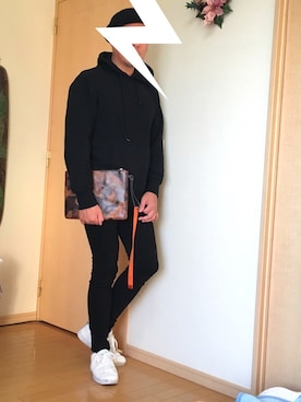 「BEAMS（ビームス）のアイテム（ハンチング/ベレー帽）」を使った、Masato Kurosakiさん（メンズ・174cm）の秋コーディネート
