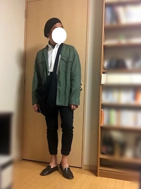 「アーミージャケット」｜Masato Kurosakiさん（メンズ・174cm）の春コーディネート