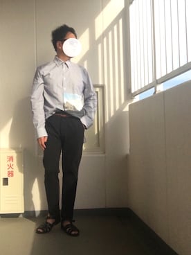 「フロントイン」｜Masato Kurosakiさん（メンズ・174cm）の夏コーディネート