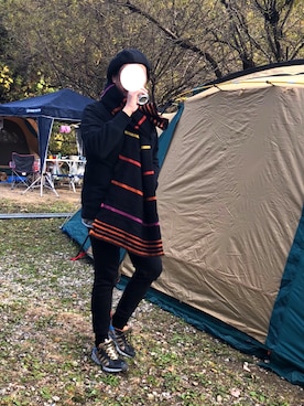 「URBAN RESEARCH（アーバンリサーチ）のアイテム（ハンチング/ベレー帽）」を使った、Masato Kurosakiさん（メンズ・174cm）の秋コーディネート