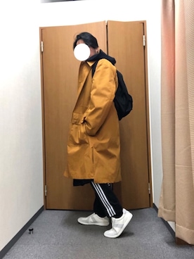 「MB（エムビー）のアイテム（その他アウター）」を使った、Masato Kurosakiさん（メンズ・174cm）の冬コーディネート