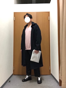 「MB（エムビー）のアイテム（その他アウター）」を使った、Masato Kurosakiさん（メンズ・174cm）の冬コーディネート